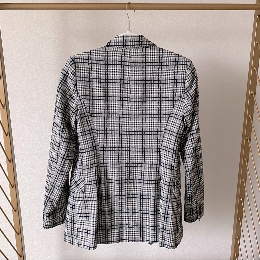 TOPSHOP Molly Check Jacket - Picture 4 of 6